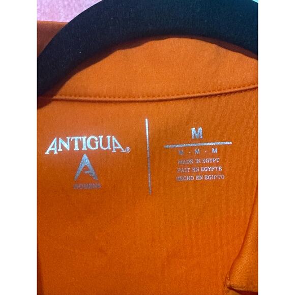 Antigua - Athletic Shirt - Orange with White Strips - Size Med - Picture 3 of 4